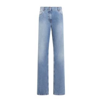 Calvin Klein 02 Vaqueros Rectos de Tiro Bajo - Jeans - Mujer - Azul - W28 L32
