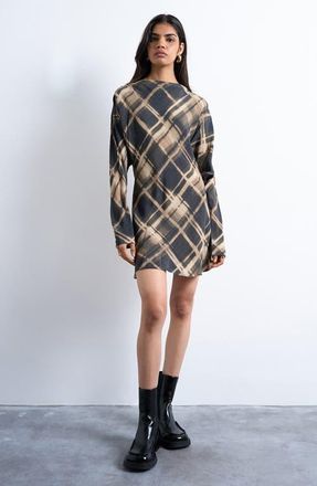 Topshop Backless Batwing Minidress in Black at Nordstrom, Size 10 Us