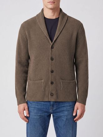 Ballantyne Cardigan in pura lana con scollo a V e bottoni