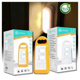 Trade Shop Trade Shop Traesio - Trade Shop - Lampada Luce Di Emergenza Ricaricabile Led Usb 5v 1a Batteria Power Bank Tx-9184