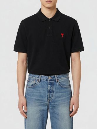 Ami Polo in cotone con logo Ami Paris