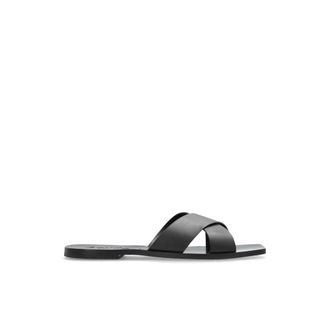 Aeyde Sliders, female, Black, Size: 8 1/2 US Faye Slides