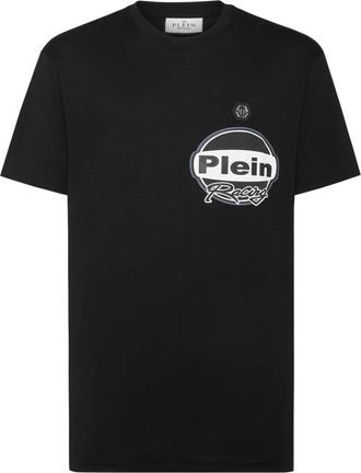 Philipp Plein Jersey T-shirt Ronde Hals Cars Racing - Heren - T-shirts - Zwart - XS - Katoen - Tops