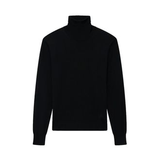 Emporio Armani Maglione a collo alto - - Knitwear - Uomo - Nero - M