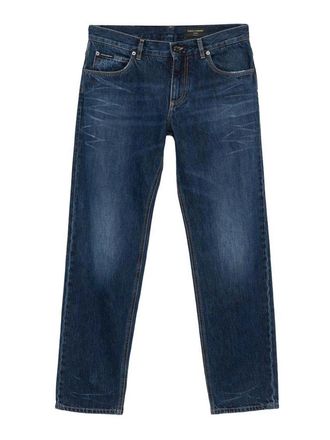 Dolce & Gabbana Dark blue cotton jeans
