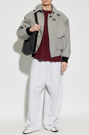 Acne Studios Sweatpants With Logo, Mens, Grey
