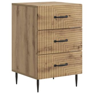 vidaXL Armario De Noche Con Caj&oacute;n Roble Artesanal 43 X 41 X 66,5 Cm Vidaxl