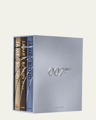 ASSOULINE James Bond Trilogy with Special Edition Slipcase Collection