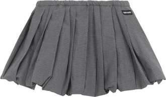 Miu Miu Dames, Rokken, Grijs, Maat: XS Katoen