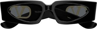 Valentino Sunglasses Vg0001 S 001 Black/Grey Women
