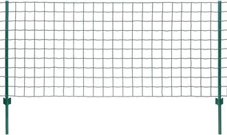 Berkfield Home Euro Fence Steel 20x1.2 m Green