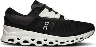 On Mens Cloudstratus 3 Shoes In Black/frost