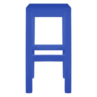 Really Nice Things Taburete lacado pino 65cm Azúl Prussia