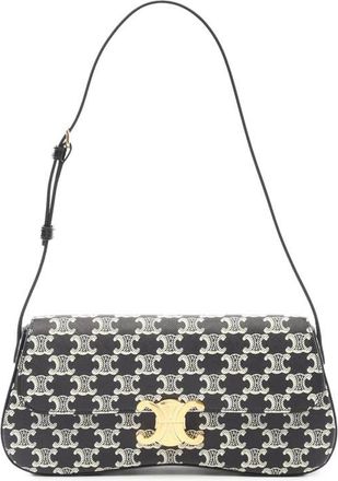 Celine Pre-owned Celine Medium Triomphe Coated Canvas Roller Shoulder Bag Ladies RX7I6DPUBVECWYCE