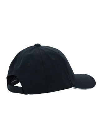 Emporio Armani Mens Baseball Cap Black Cotton Hat