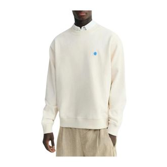 Thinking Mu Hoodies & sweatvesten, Heren, Wit, XL, Katoen, Leon Sweatshirt