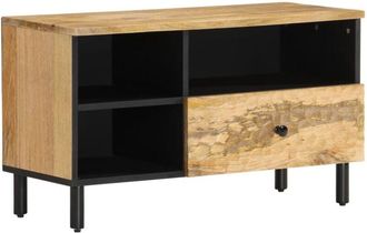 vidaXL Tv Cabinet 80x33x46 cm Solid Wood Mango Vidaxl
