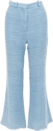 Oscar De La Renta Oscar De La Renta tweed high waisted cropped pants