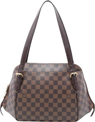 Louis Vuitton Pre-owned Handbags, female, Brown, Size: ONE SIZE Pre-owned Checkered Pattern Handbag