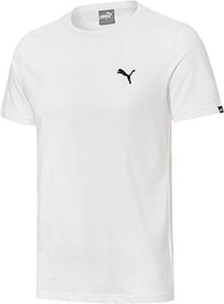 Puma Embroidery Logo Round Collar Male White 834479-02