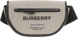Burberry Pre-owned Fanny Pack - Heren - Vintage Heuptassen - Beige - ONE Size - Leer - Vintage