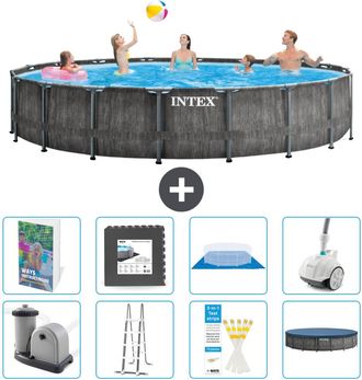 Intex Piscina Prism Frame Redonda - 549x122 Cm - 9-piezas S610