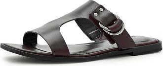 Calvin Klein Meritt Womens Sandals Meritt Dark Red Leather : 7.5 M