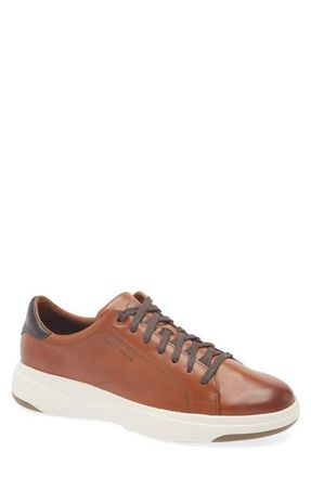 Cole Haan Grandpro Tennis 2.0 Sneaker in British Tan /Dark Chocolate at Nordstrom, Size 10.5