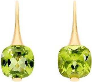 House of Frosted 14K Yellow Gold Cushion Cut Peridot Drop Earrings at Nordstrom Rack