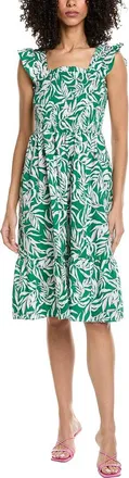 Nanette Lepore Cap Sleeve Midi Dress