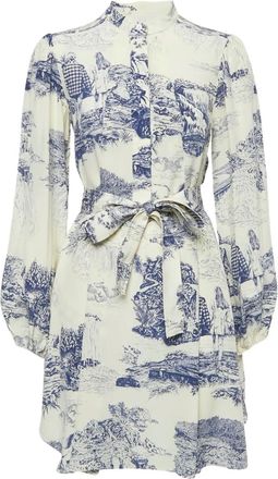 Chloé Zijden mini-jurk met romantische print - Wit