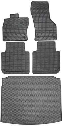 OEM Juego De Alfombrillas De Goma Para Coche Y Alfombrilla Para Maletero Para Vw Tiguan Ii Suv (2016-2024)