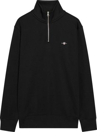 GANT Half-zip Cotton-blend Sweatshirt - Black - Xxl