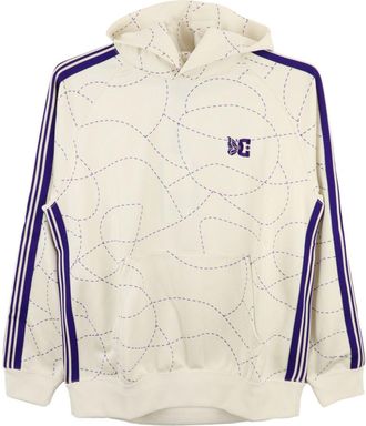 Needles x DC graphic-print hoodie - men - Polyester - S - Neutrals