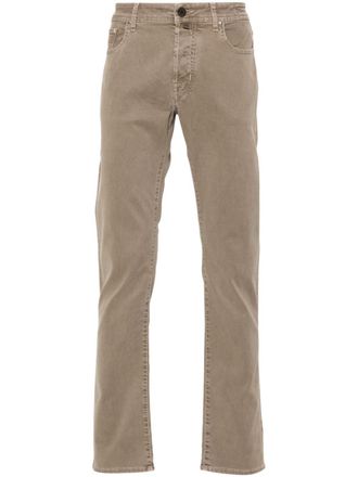 Jacob Cohen Bard mid-rise straight-leg jeans - Neutrals