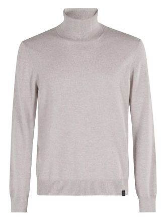 Fay turtleneck wool sweater - men - Virgin Wool - 54 - Grey