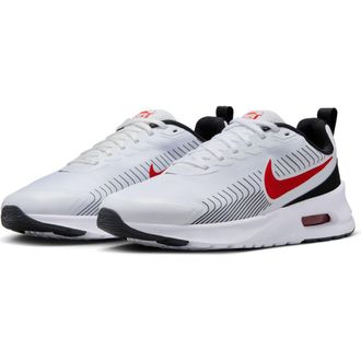 Nike Air Max Nuaxis Sneaker in 104 White/university Red-Black-White at Nordstrom Rack, Size 10.5