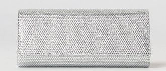 Twentyfourhaitch Clutch French75 in tessuto glitter con cristalli