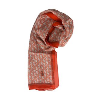 Borbonese Red Silk Women Womens Scarf