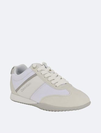 Calvin Klein Womens Womens Harlian Sneaker - Grey - 7H