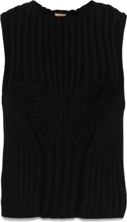 Cult Gaia Anzu top - Black
