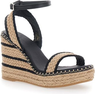 Castaner Womens Wedges Bera Beige Fabric Textile Shoe