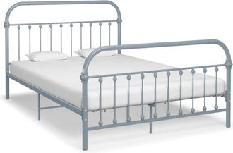 vidaXL Giroletto Grigio in Metallo 120x200 cm - Vidaxl