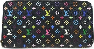 Louis Vuitton x Takashi Murakmi Portafoglio con zip 2010 - Nero
