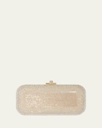 Judith Leiber Long Slide Crystal Minaudiere