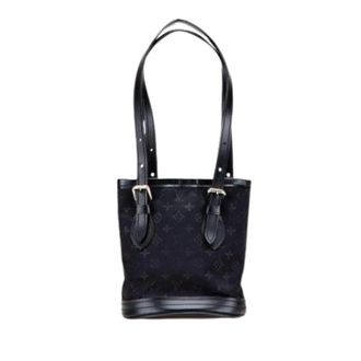 Louis Vuitton Pre-owned Monogram Satin Bucket Bag - Dames - Pre-owned - Zwart - Maat: ONE Size Satijn