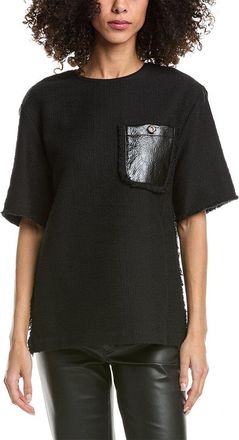 3.1 Phillip Lim Tweed Boxy T-Shirt