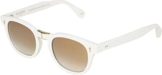K&agrave;dor Woody Flag Zonnebril - unisex - Zonnebrillen - Wit - 49 MM - Accessoires