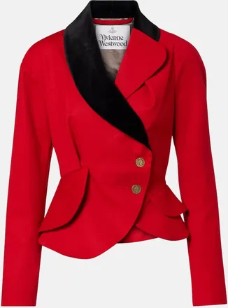 Vivienne Westwood Stormy asymmetric virgin wool jacket