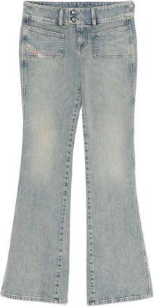 Diesel Flare Jeans 1978 D-Akemi - Dames - Flared Jeans - Blauw - W25 - Katoen - Jeans